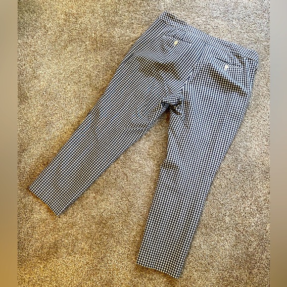 Talbots Women’s Black White Gingham Check Chatham Pant size 16 - Picture 5 of 5